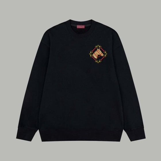 Gucci 2026 Year of the Horse Limited Edition Terry Cloth Long-Sleeve Sweatshirt